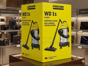 Kärcher Wd 1s Classic Wet and Dry Vacuum Cleaner, Yellow Top And