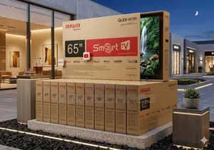 Aiwa 75-Inch Qled Smart Tv Powered by Webos Hub. Features Qled