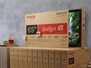 Aiwa 75-Inch Qled Smart Tv Powered by Webos Hub. Features Qled