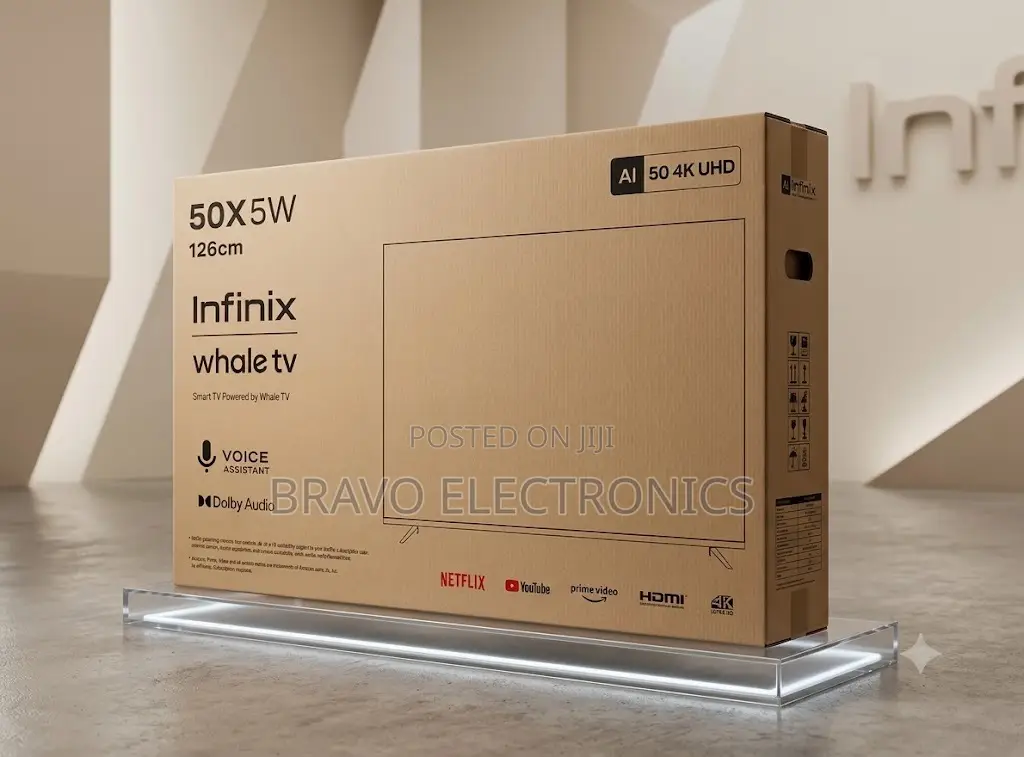 Infinix 50” Qled Uhd Smart Tv | 3-Year Warranty