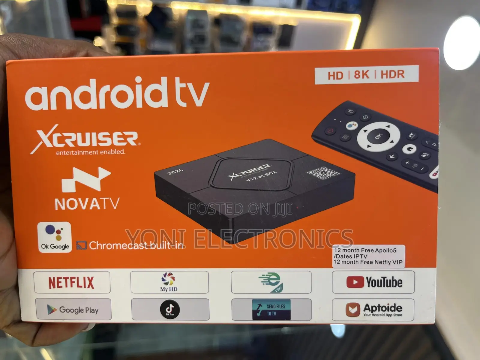 Xcruiser Nova Tv V12 Ai Box – Android Tv Smart
