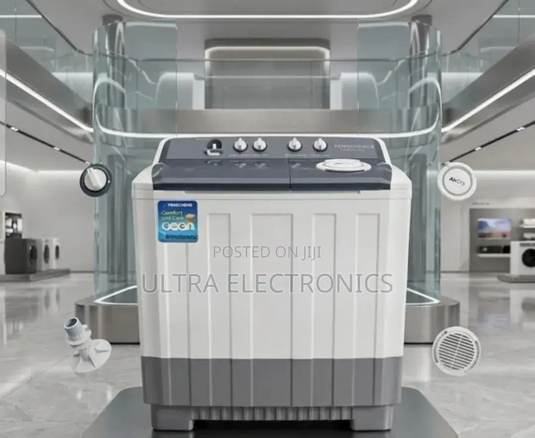 Pengcheng Twin-Tub Semi-Automatic Washing Machine With a 16kg Capacity