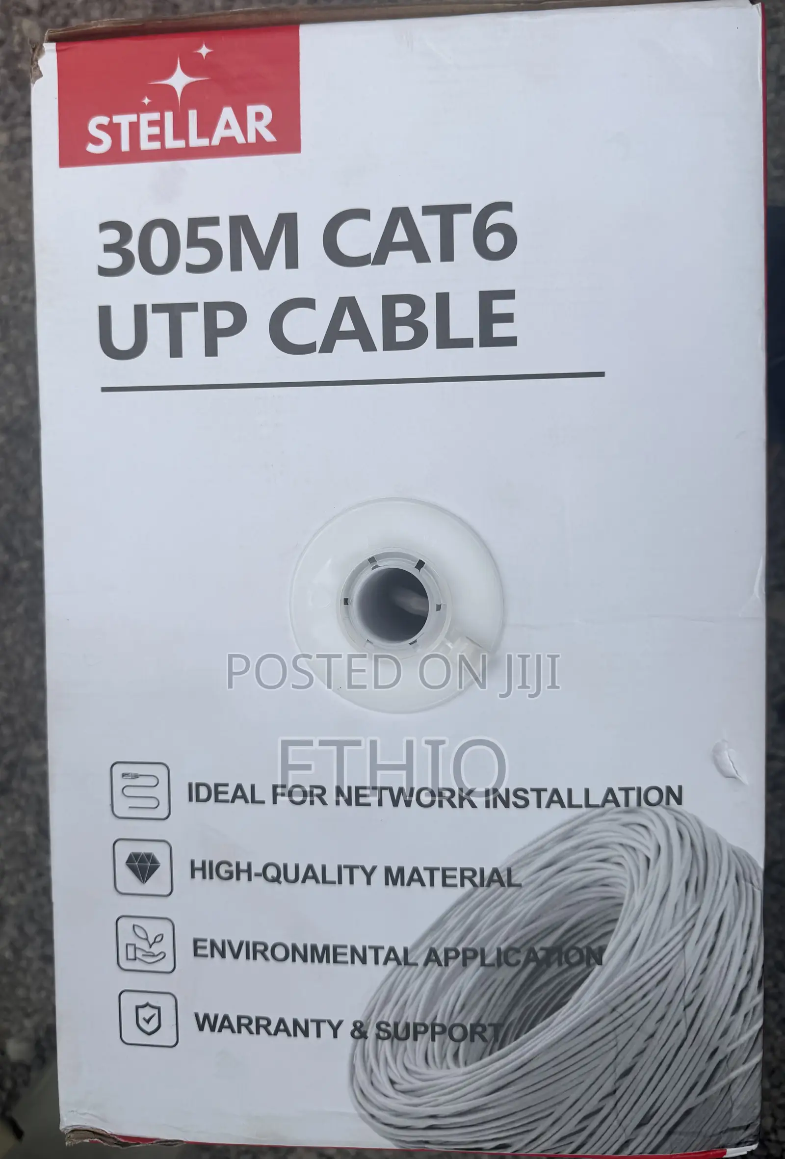 Cat 6 Network Cable Half Copper