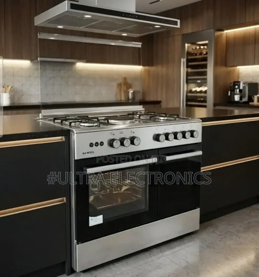 Kumtel 60×90 Standing Oven Features a Sleek Stainless Steel