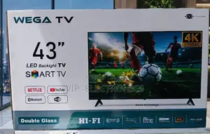 Wega 43 Inch Tv Smart Uhd Led Tv