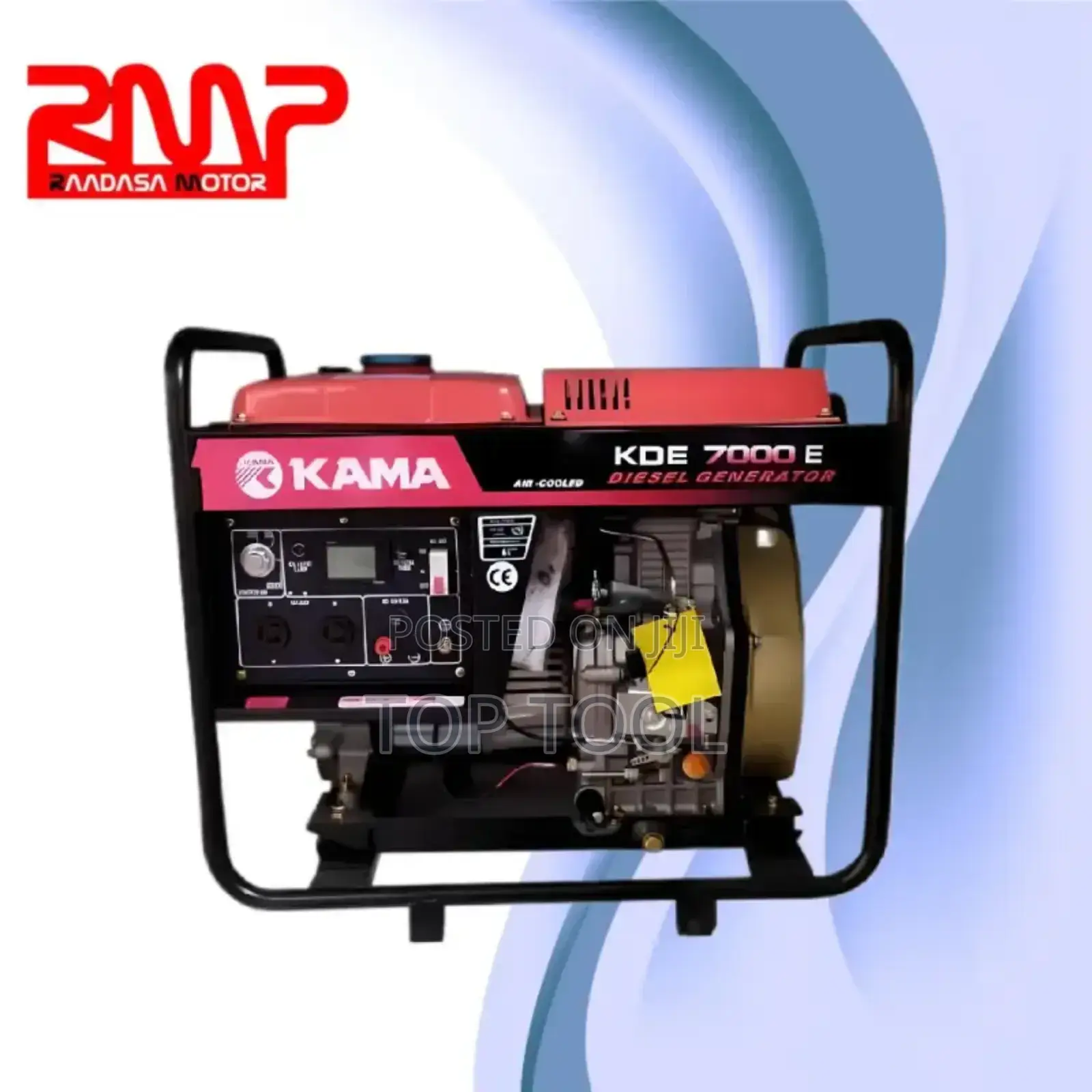 ፡ይህ በምስል የምታዩት Kama Kde7000ew የዲዘል ጄኔሬተርና ዌልዲንግ ማሽን በአንድ የተጣመረ መሣሪያ