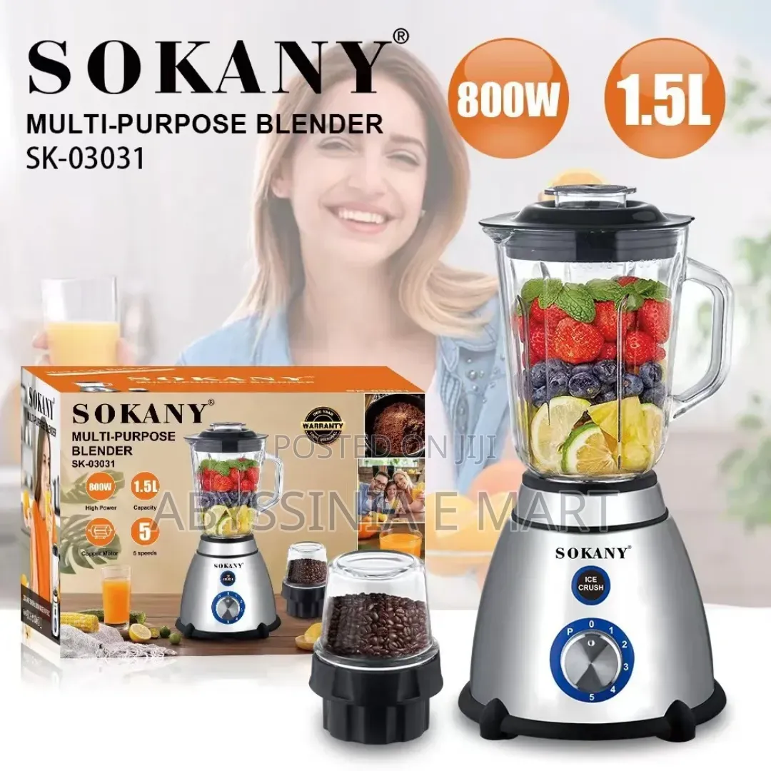 Sokany 2 In1 Blender