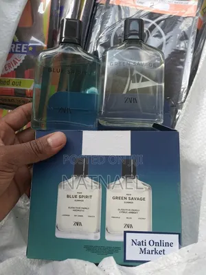 Zara Man Blue Spirit and Green Savage 2in 1