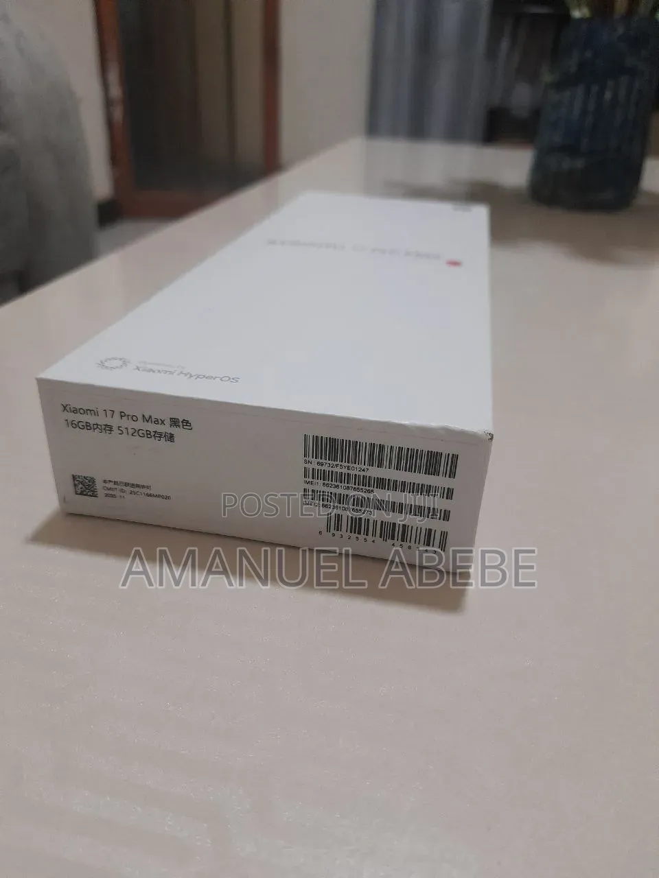 New Xiaomi 17 Pro Max 512 GB Black
