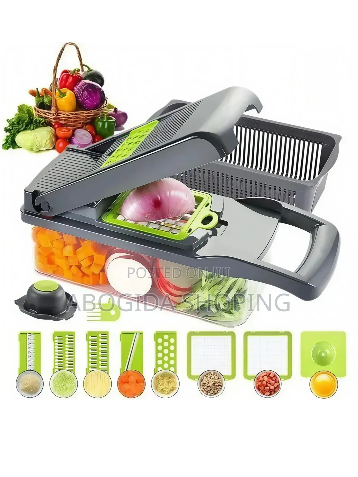 16 In 1 Vegetable Cutter With Multiple Blades