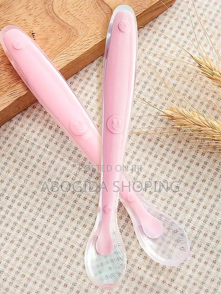 2pcs Baby Silicone Spoon