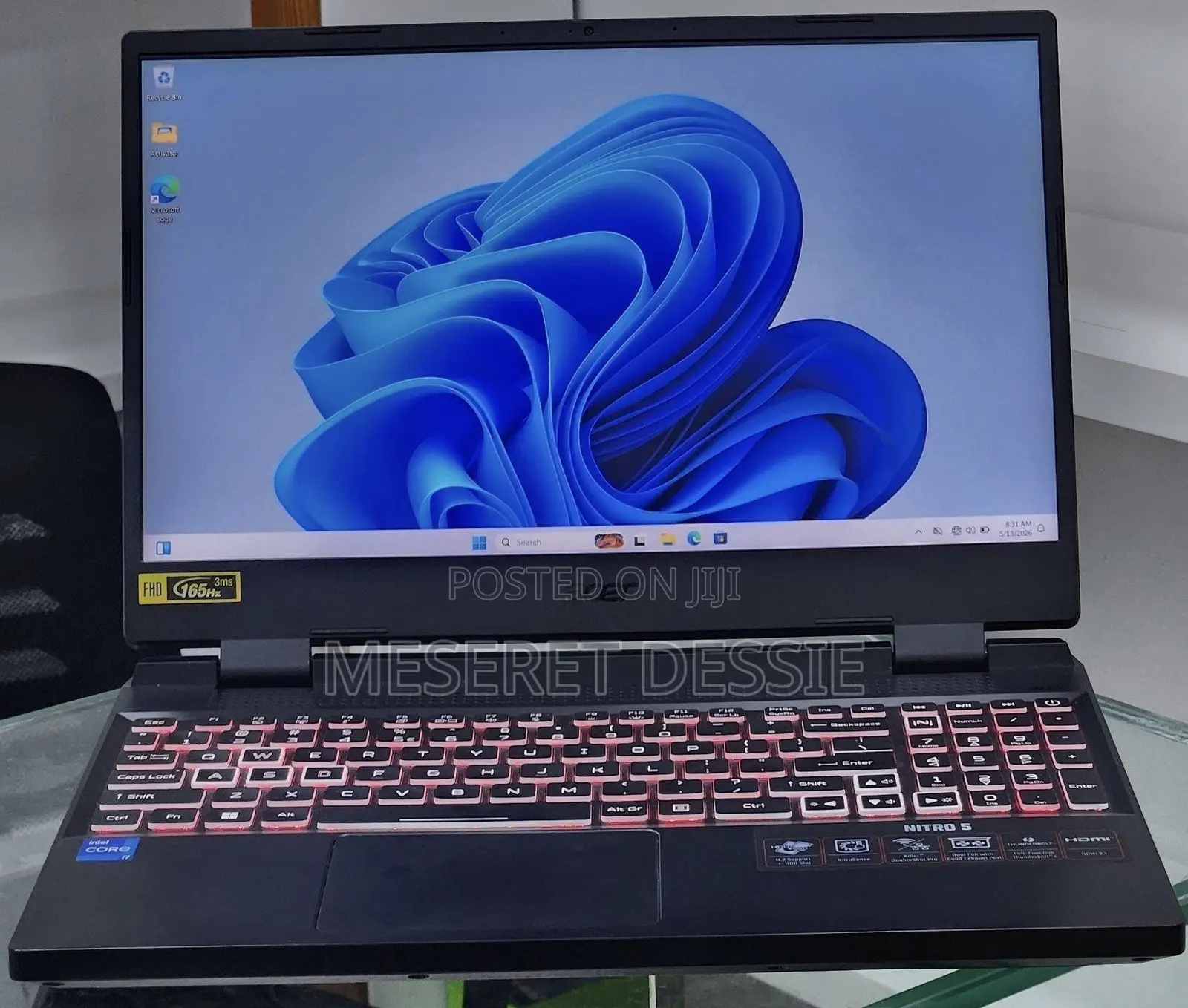 New Laptop Acer Nitro 5 16GB Intel Core i7 SSD 512GB