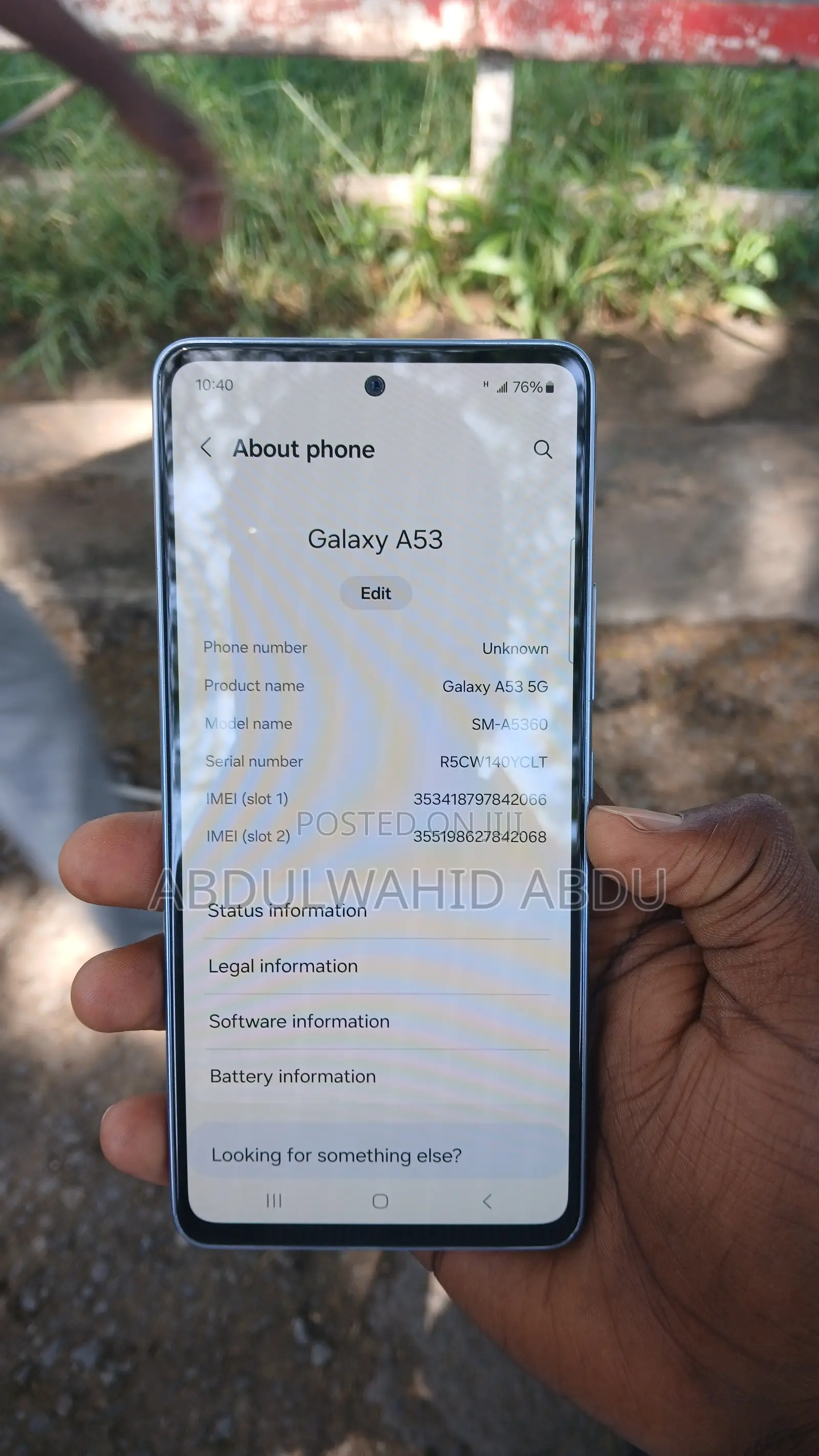 Samsung Galaxy A53 5G 256 GB Blue