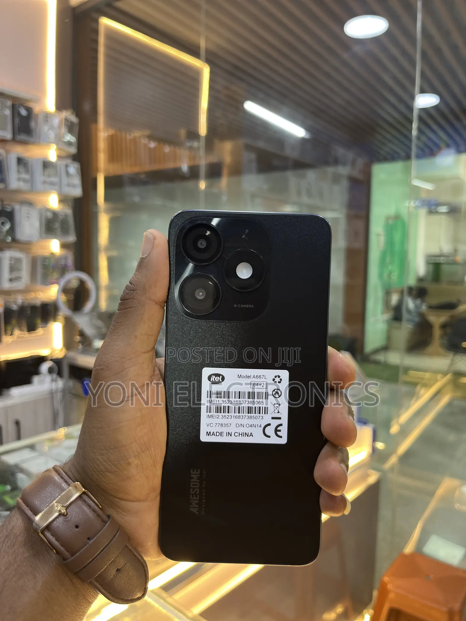 New Itel A50 128 GB Black