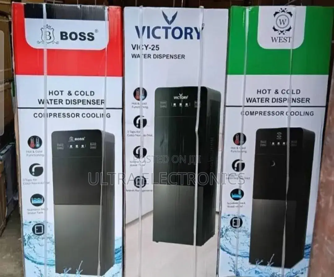 Victory Vicy-25 Water Dispenser, Which Is a Bottom-Loading Design.