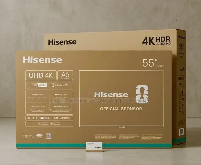 Hisense 55 Inch Tv A6 Series Ultra Hd HDR Smart Smart