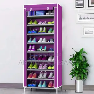 Dustproof Space Saving 9-Layer Shoes Rack