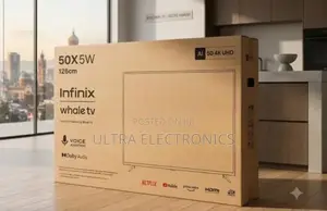 Infinix 50-Inch Uhd Smart Tv (50x5w) From the Whale Tv Series.