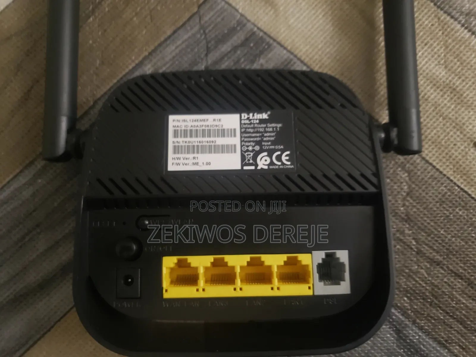 Black Dlink(Wifi Router)
