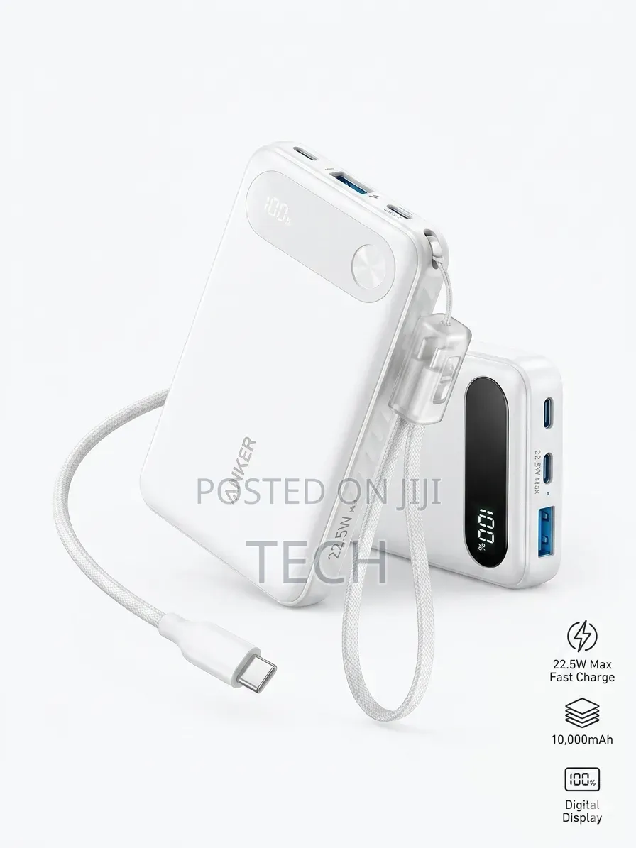 Anker Power Bank (10,000 Mah, 22.5w)