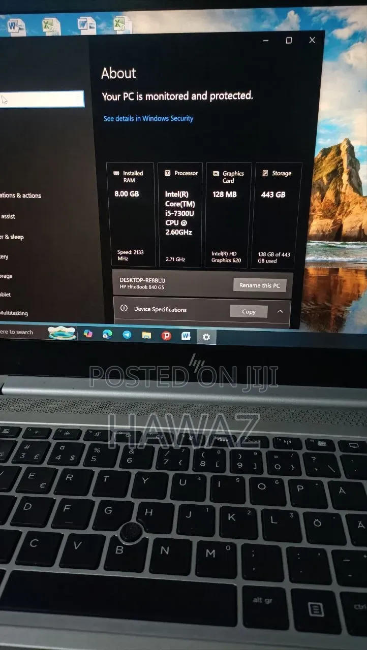 Laptop HP EliteBook 840 8GB Intel Core i5 HDD 500GB
