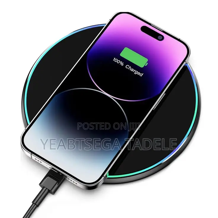Circular Wireless Charger Pad – Fast Convenient Charging