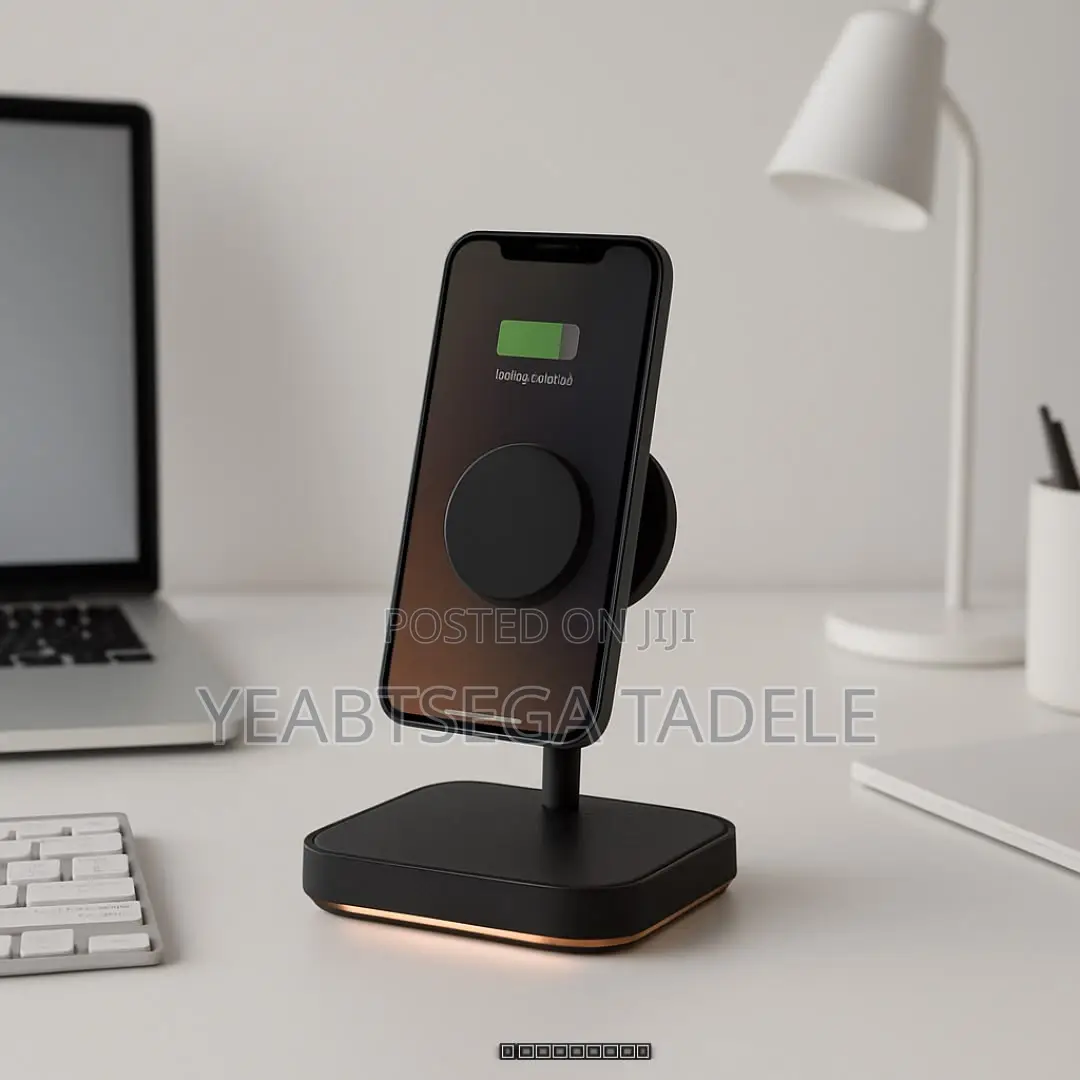 Stand Wireless Charger – Fast Charging Dock for iPhone Android