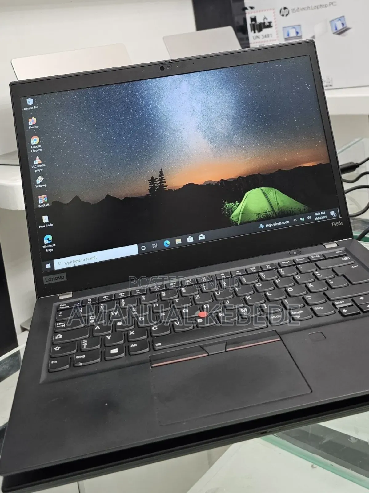 New Laptop Lenovo ThinkPad t495s 16GB AMD Ryzen 7 SSD 512GB