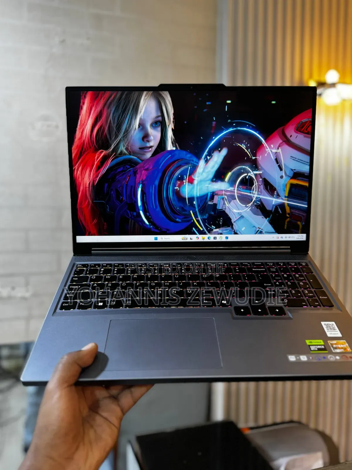 New Laptop Lenovo Legion 5 16GB AMD Ryzen 7 SSD 1T