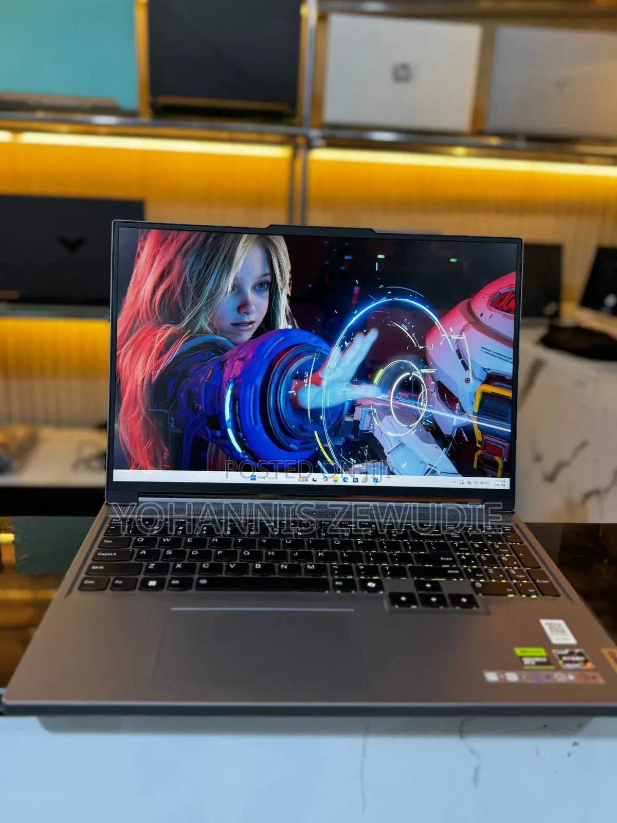 New Laptop Lenovo Legion 5 16GB AMD Ryzen 7 SSD 1T