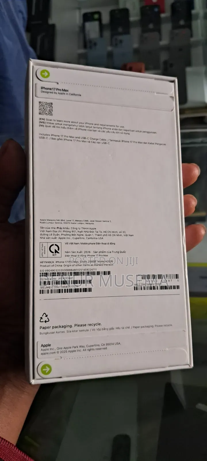 New Apple iPhone 17 Pro Max 256 GB Silver