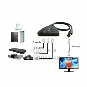 3 in 1 Out Multi Hdmi Switcher Hub Box Splitter