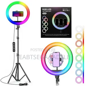 Rgb Ring Light – Professional Lighting For Content Creators