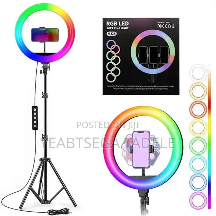 Rgb Ring Light – Professional Lighting For Content Creators