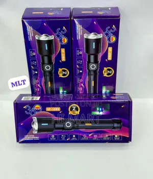 High Power Rechargeable Flashlight
