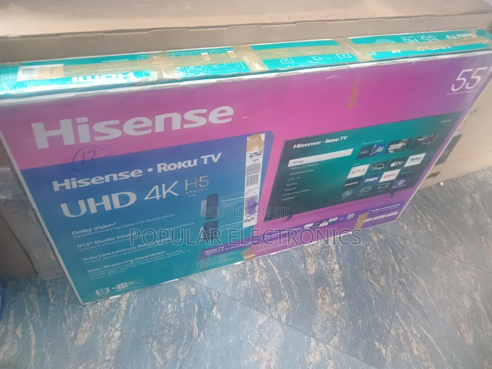 Hisenes 55inchi Tv Smart Android New 2026 Model