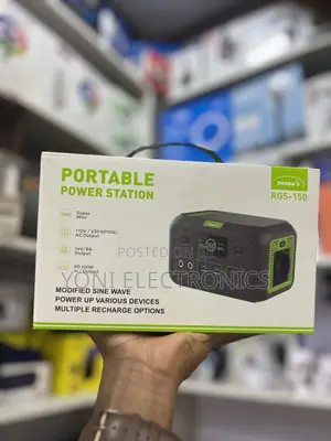 Rugga's Rgs-150 Power Station | Mini Power Bank With Ac/Dc 100w Pd