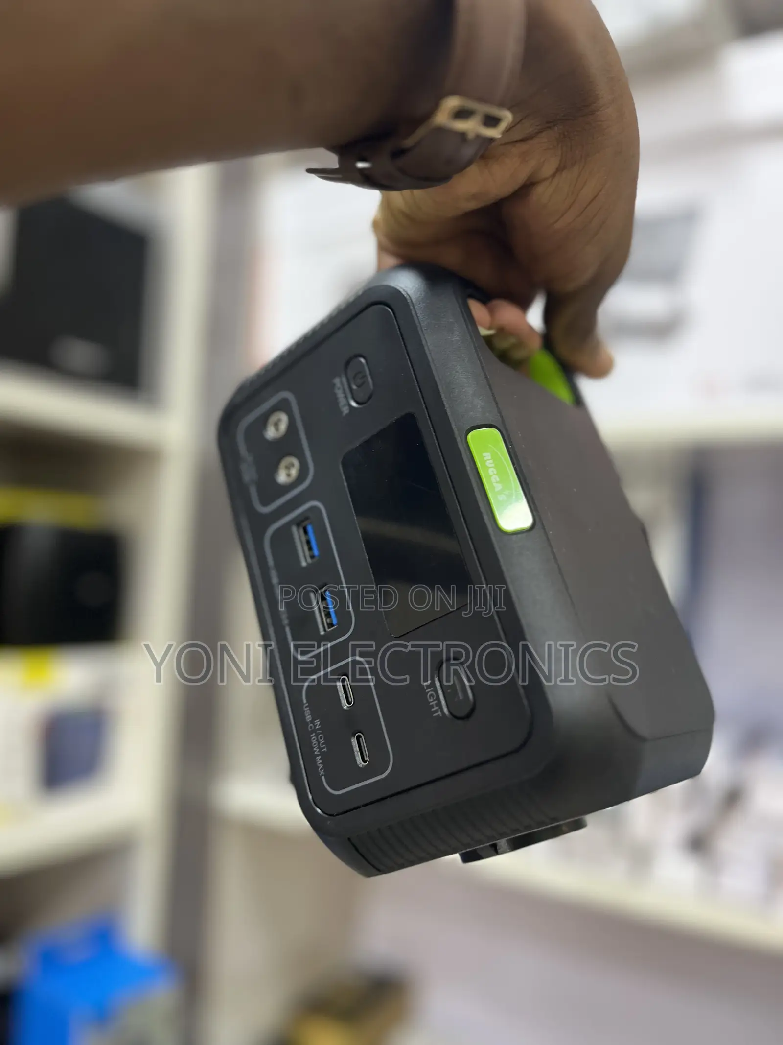 Rugga's Rgs-150 Mini Portable Power Station 100w Pd In/Out Modified