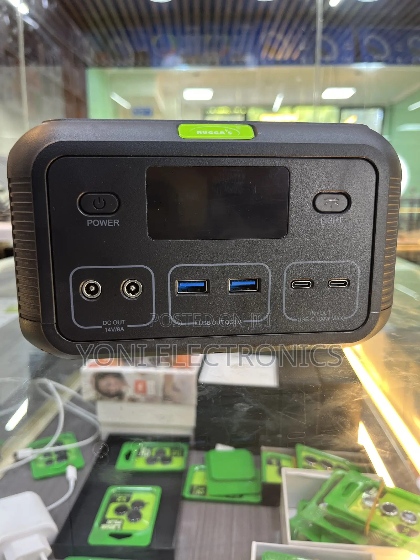 Rugga's Rgs-150 Mini Portable Power Station 100w Pd In/Out Modified