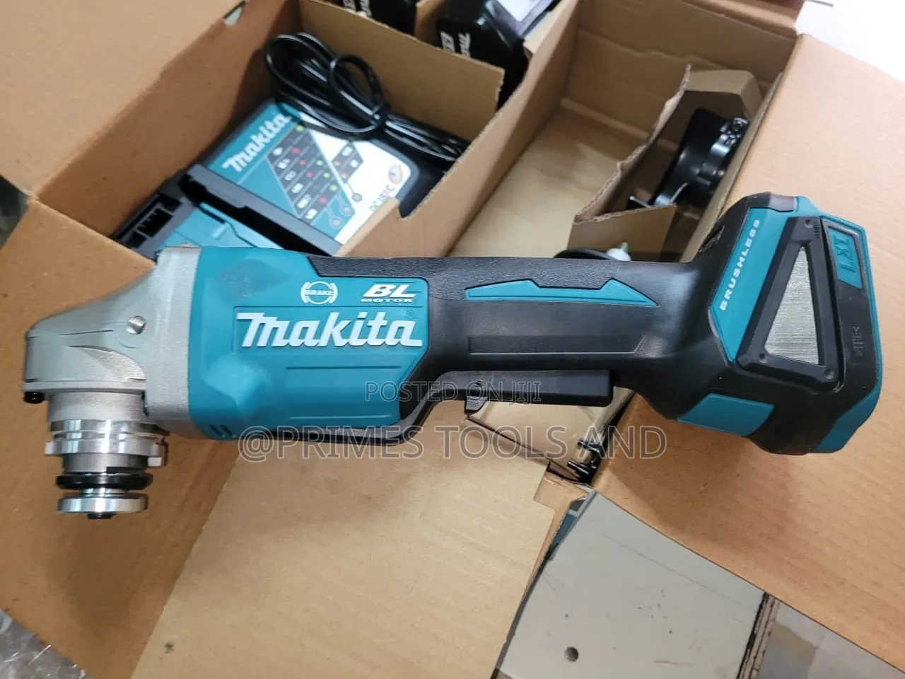 Makita 18v Cordless Angle Grinder | Rechargeable Brushless Grinding