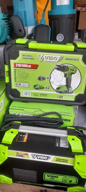 Vido Brushless Chargiable Drill 21v