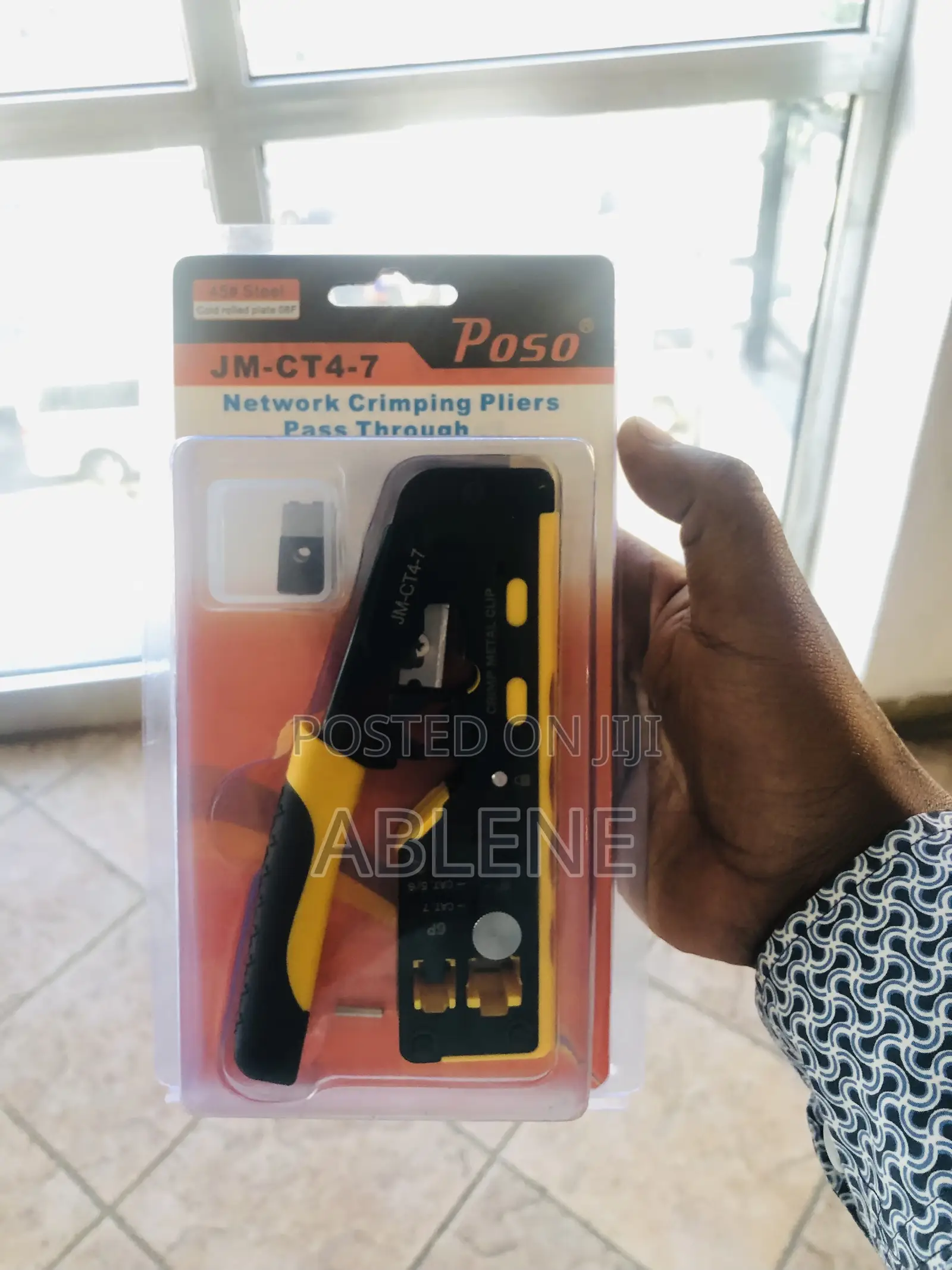 Rg45 Crimping Tool And Cable (Network Crimping)3 In 1