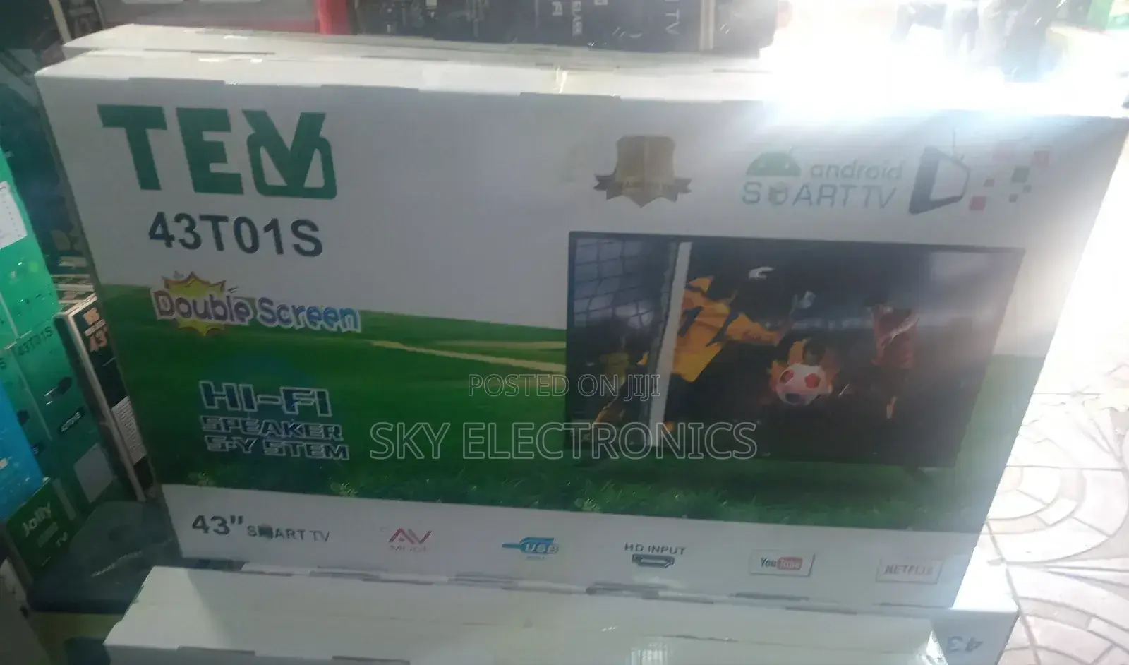 Tev 43inch Smart Android New 2025 Model
