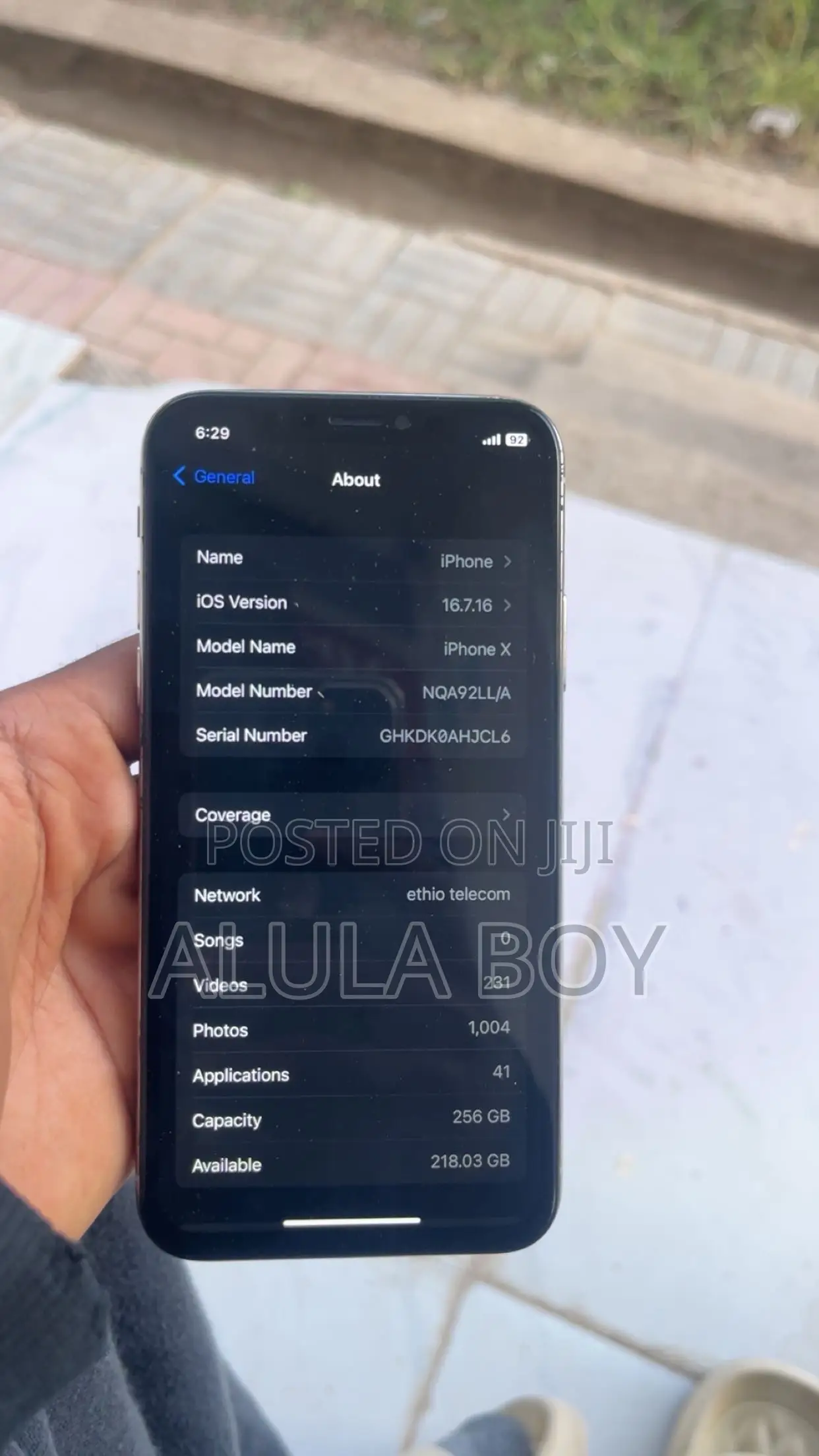 Apple iPhone X 256 GB White