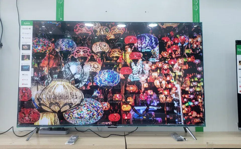 Syinix 65" Frameless Smart Google Tv – Uhd Qled
