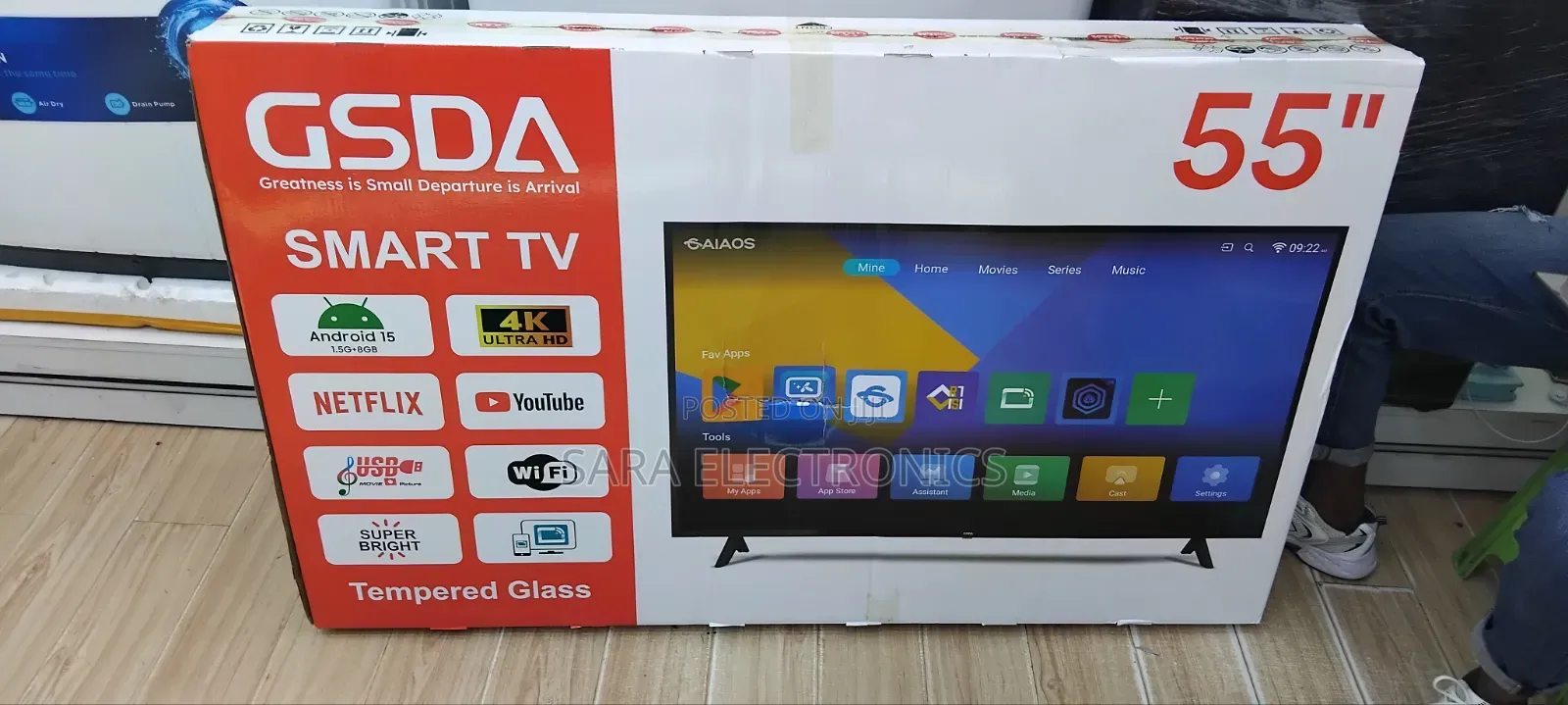 Gsda 55" Ultra Hd Smart ◈ New 2026 ◈Free Delivery ◈Price 105,500