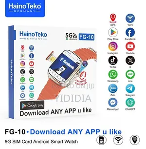 Hainoteko Fg-10 Android Smart Watch With Sim Card Support