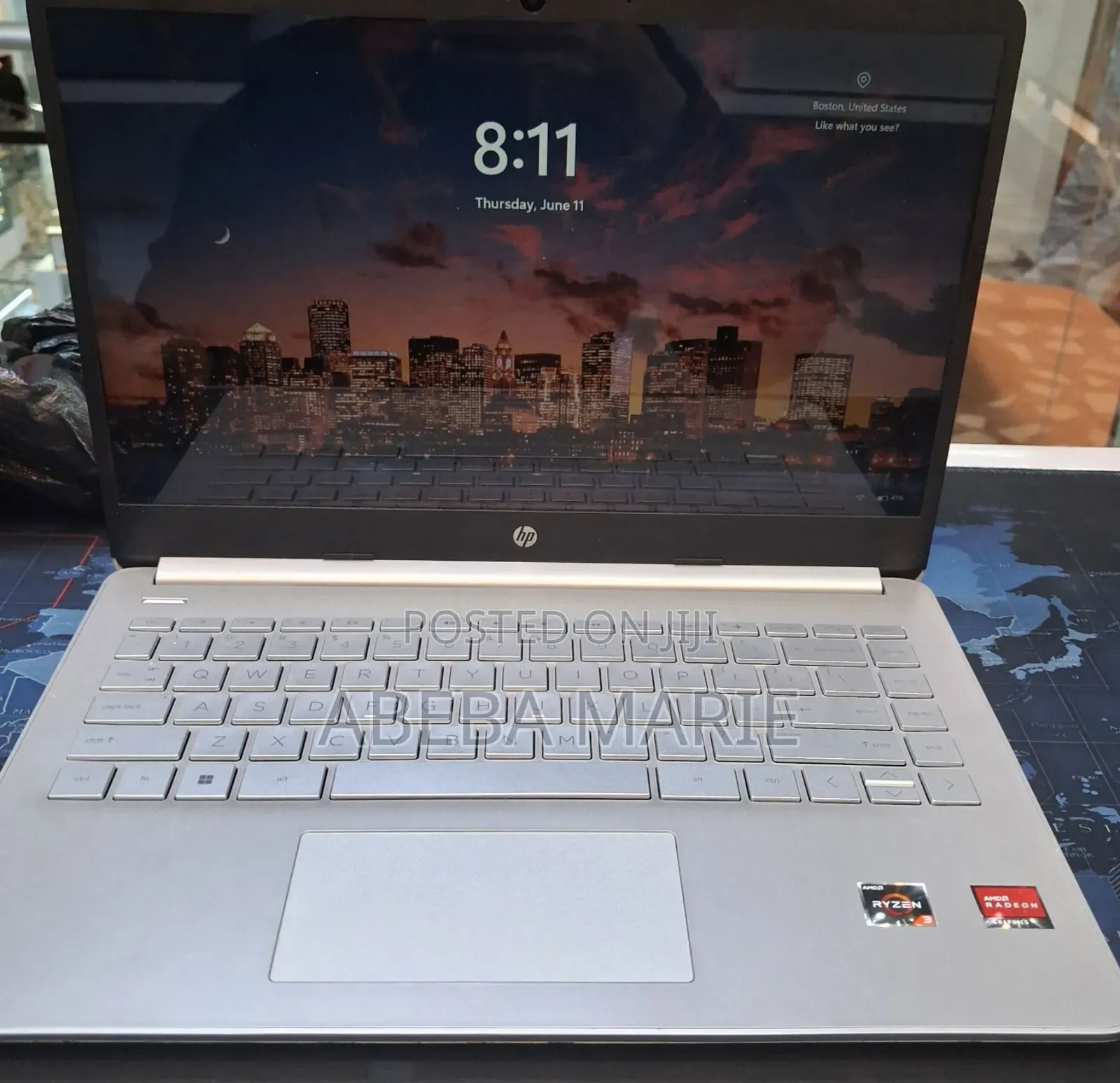 New Laptop HP Stream Notebook 8GB AMD Ryzen 3 SSD 256GB