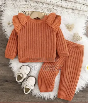 2pcs Baby Girls' Sweater Set