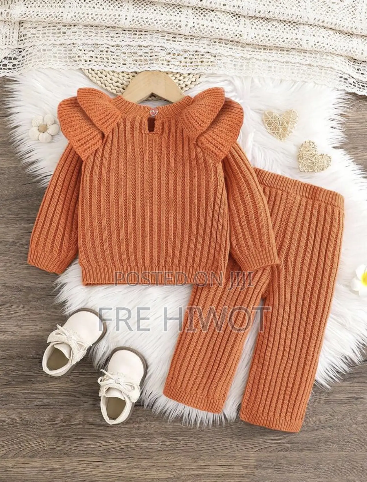 2pcs Baby Girls' Sweater Set